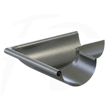 Narożnik zewnętrzny kąt dowolny 80-179° stalowy ⌀ 150 firmy KROP kolor antracyt metaliczny